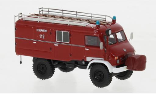 Diecast model cars Mercedes Unimog 1/87 BoS Models 404 S LF8 red/black 1962 Mercedes Unimog 1/87 BoS Models 404 S LF8 red/black 1962 diecast model cars