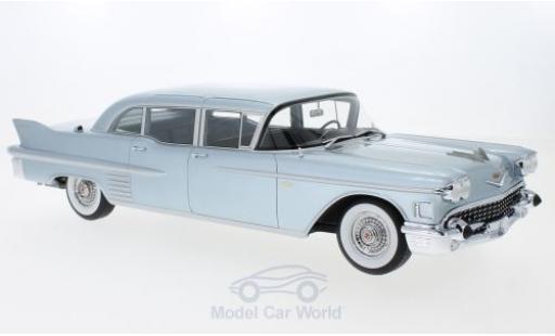 Diecast model cars Cadillac Fleetwood 1/18 BoS Models 75 Limousine metallic blue 1958 Cadillac Fleetwood 1/18 BoS Models 75 Limousine metallic blue 1958 diecast model cars