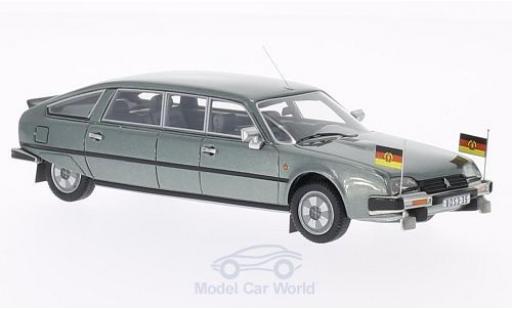 Diecast model cars Citroen CX 1/43 BoS Models Nilsson metallic grey 1985 DDR-Staatslimousine mit Standarten Citroen CX 1/43 BoS Models Nilsson metallic grey 1985 DDR-Staatslimousine mit Standarten diecast model cars