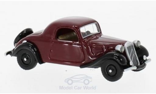 Diecast model cars Citroen Traction 1/87 BoS Models Avant Faux Cabriolet red/black 1936 Citroen Traction 1/87 BoS Models Avant Faux Cabriolet red/black 1936 diecast model cars
