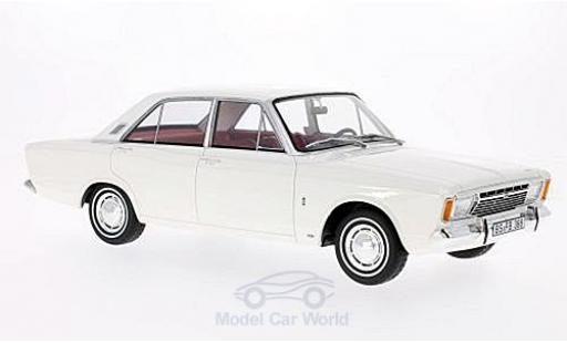 Diecast model cars Ford Taunus 1/18 BoS Models 17M (P7a) white 1967 Ford Taunus 1/18 BoS Models 17M (P7a) white 1967 diecast model cars