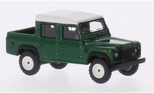 Diecast model cars Land Rover Defender 1/87 BoS Models 110 Double Cab Pickup green/matt-white RHD 1990 Land Rover Defender 1/87 BoS Models 110 Double Cab Pickup green/matt-white RHD 1990 diecast model cars