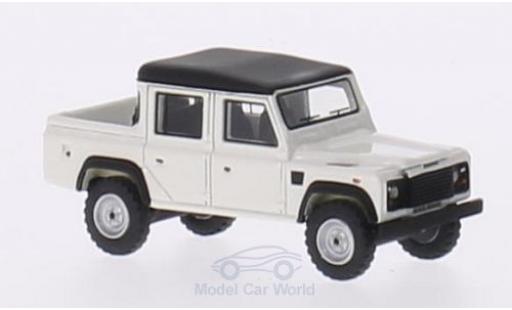 Diecast model cars Land Rover Defender 1/87 BoS Models 110 Double Cab Pickup white/matt-black RHD 1990 Land Rover Defender 1/87 BoS Models 110 Double Cab Pickup white/matt-black RHD 1990 diecast model cars