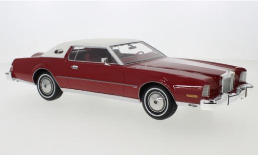 Diecast model cars Lincoln Continental 1/18 BoS Models Mark IV metallic red/white 1974 Lincoln Continental 1/18 BoS Models Mark IV metallic red/white 1974 diecast model cars