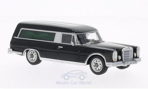 Diecast model cars Mercedes 600 1/43 BoS Models Pollmann black Bestattungswagen Mercedes 600 1/43 BoS Models Pollmann black Bestattungswagen diecast model cars