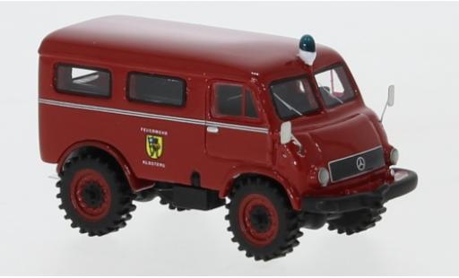 Diecast model cars Mercedes Unimog 1/87 BoS Models 402 Feuerwehr 1956 pompiers Klosters Mercedes Unimog 1/87 BoS Models 402 Feuerwehr 1956 pompiers Klosters diecast model cars