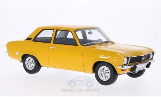 Diecast model cars Opel Ascona C 1/18 BoS Models A yellow 1973 2-Türer Opel Ascona C 1/18 BoS Models A yellow 1973 2-Türer diecast model cars