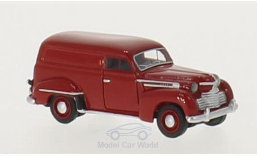 Opel Olympia 1/87 BoS Models Kastenwagen red 1951 diecast model cars