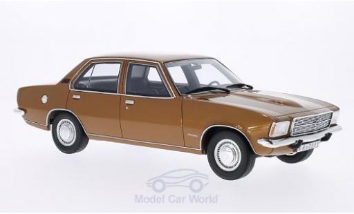 Diecast model cars Opel Rekord 1/18 BoS Models D 2100D gold 1973 Opel Rekord 1/18 BoS Models D 2100D gold 1973 diecast model cars