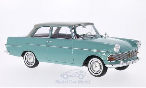 Diecast model cars Opel Rekord 1/18 BoS Models P2 green/grey 1961 Opel Rekord 1/18 BoS Models P2 green/grey 1961 diecast model cars