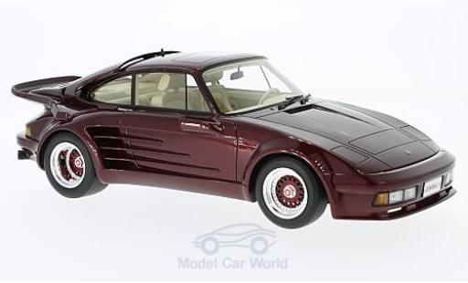 Diecast model cars Porsche 930 Turbo 1/18 BoS Models 911 Turbo Gemballa Avalanche metallic red 1986 Porsche 930 Turbo 1/18 BoS Models 911 Turbo Gemballa Avalanche metallic red 1986 diecast model cars