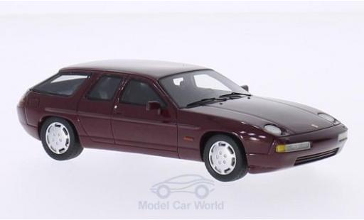 Diecast model cars Porsche 928 1/43 BoS Models H50 Concept metallic red 1987 Porsche 928 1/43 BoS Models H50 Concept metallic red 1987 diecast model cars