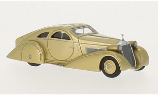 Diecast model cars Rolls Royce Phantom 1/87 BoS Models I Jonckheere Coupe gold RHD 1925 Rolls Royce Phantom 1/87 BoS Models I Jonckheere Coupe gold RHD 1925 diecast model cars