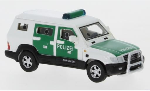 Diecast model cars Toyota Land Cruiser 1/87 BoS Models Survivor Polizei 2004 Toyota Land Cruiser 1/87 BoS Models Survivor Polizei 2004 diecast model cars