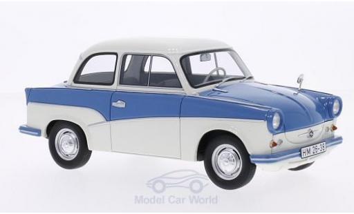 Diecast model cars Trabant P50 1/18 BoS Models blue/white 1958 Trabant P50 1/18 BoS Models blue/white 1958 diecast model cars