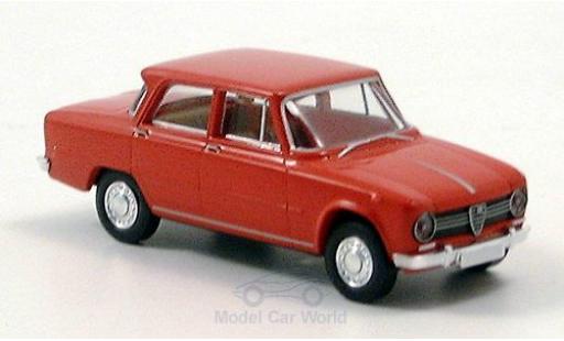 Diecast model cars Alfa Romeo Giulia 1/87 Brekina 1300 red 1964 Alfa Romeo Giulia 1/87 Brekina 1300 red 1964 diecast model cars