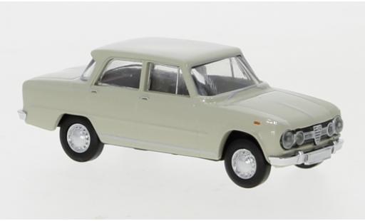 Diecast model cars Alfa Romeo Giulia 1/87 Brekina 1600 grey 1962 Alfa Romeo Giulia 1/87 Brekina 1600 grey 1962 diecast model cars