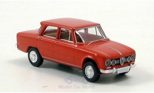 Diecast model cars Alfa Romeo Giulia 1/87 Brekina 1600 red ohne Vitrine Alfa Romeo Giulia 1/87 Brekina 1600 red ohne Vitrine diecast model cars
