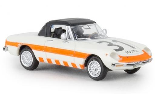 Diecast model cars Alfa Romeo Spider 1/87 Brekina Politie 31 1969 geschlossen TD Alfa Romeo Spider 1/87 Brekina Politie 31 1969 geschlossen TD diecast model cars