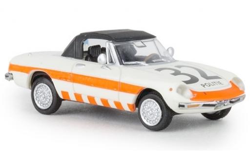 Diecast model cars Alfa Romeo Spider 1/87 Brekina Politie 32 1969 geschlossen TD Alfa Romeo Spider 1/87 Brekina Politie 32 1969 geschlossen TD diecast model cars