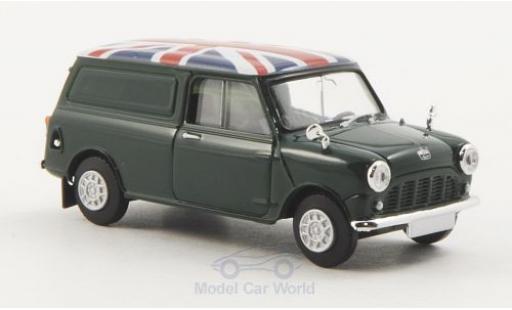 Diecast model cars Austin Mini Van 1/87 Brekina green Union Jack Austin Mini Van 1/87 Brekina green Union Jack diecast model cars