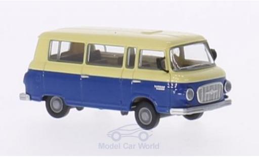 Diecast model cars Barkas B 1000 1/87 Brekina beige/blue Bus Barkas B 1000 1/87 Brekina beige/blue Bus diecast model cars