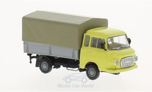 Diecast model cars Barkas B 1000 1/87 Brekina yellow Pritsche-Plane Barkas B 1000 1/87 Brekina yellow Pritsche-Plane diecast model cars