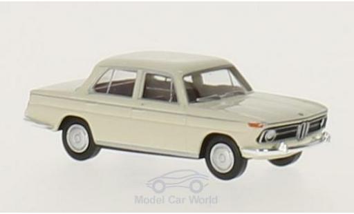 Bmw 1800 1/87 Brekina white diecast model cars