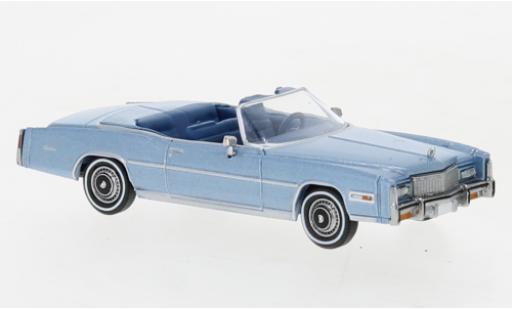 Diecast model cars Cadillac Eldorado 1/87 Brekina Convertible metallise blue clair 1976 Cadillac Eldorado 1/87 Brekina Convertible metallise blue clair 1976 diecast model cars