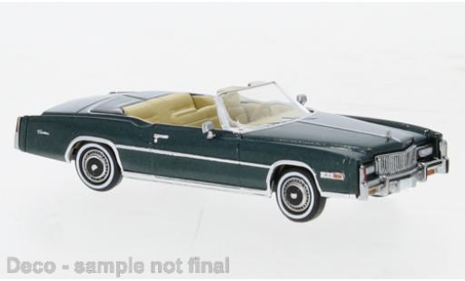 Diecast model cars Cadillac Eldorado 1/87 Brekina Convertible metallise green 1976 Cadillac Eldorado 1/87 Brekina Convertible metallise green 1976 diecast model cars