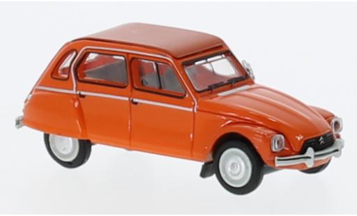 Citroen Dyane 1/87 Brekina orange 1976 diecast model cars