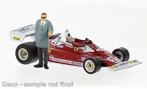Ferrari 312 1/87 Brekina T2 avec figurine No.21 1976 diecast model cars