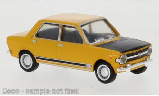 Diecast model cars Fiat 128 1/87 Brekina yellow/black 1969 Fiat 128 1/87 Brekina yellow/black 1969 diecast model cars