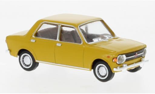 Diecast model cars Fiat 128 1/87 Brekina yellow 1969 Fiat 128 1/87 Brekina yellow 1969 diecast model cars