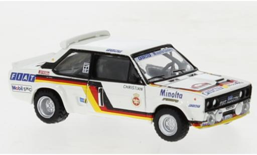 Fiat 131 1/87 Brekina Abarth No.1 Minolta Rally Hunsrück 1980 diecast model cars