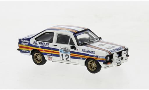 Diecast model cars Ford Escort 1/87 Brekina RS 1800 No.12 Rallye RAC Lombard 1981 Ford Escort 1/87 Brekina RS 1800 No.12 Rallye RAC Lombard 1981 diecast model cars