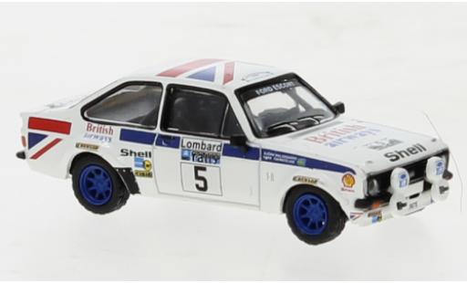 Diecast model cars Ford Escort 1/87 Brekina RS 1800 No.5 Rallye RAC Lombard 1977 Ford Escort 1/87 Brekina RS 1800 No.5 Rallye RAC Lombard 1977 diecast model cars