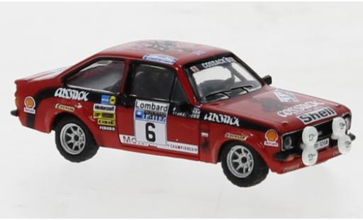 Diecast model cars Ford Escort 1/87 Brekina RS 1800 No.6 Rallye RAC Lombard 1976 Ford Escort 1/87 Brekina RS 1800 No.6 Rallye RAC Lombard 1976 diecast model cars