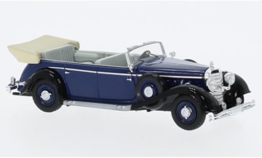 Diecast model cars Mercedes 770 1/87 Brekina K blue foncé 1938 Mercedes 770 1/87 Brekina K blue foncé 1938 diecast model cars
