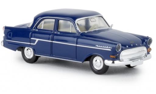 Diecast model cars Opel Capitaine 1/87 Brekina blue foncé 1956 Opel Capitaine 1/87 Brekina blue foncé 1956 diecast model cars