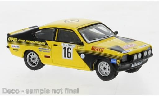 Diecast model cars Opel Kadett 1/87 Brekina C GT/E No.16 Rallye Monte Carlo 1976 Opel Kadett 1/87 Brekina C GT/E No.16 Rallye Monte Carlo 1976 diecast model cars
