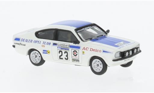 Diecast model cars Opel Kadett 1/87 Brekina C GT/E No.23 RAC Rallye 1976 Opel Kadett 1/87 Brekina C GT/E No.23 RAC Rallye 1976 diecast model cars