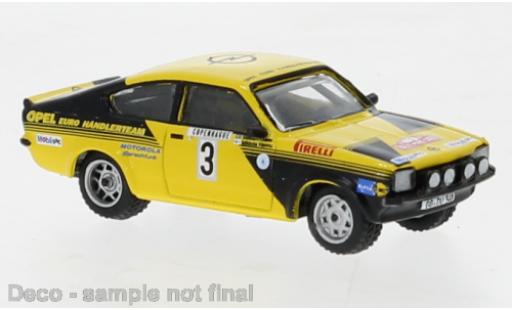 Diecast model cars Opel Kadett 1/87 Brekina C GT/E No.3 Rallye Monte Carlo 1976 Opel Kadett 1/87 Brekina C GT/E No.3 Rallye Monte Carlo 1976 diecast model cars