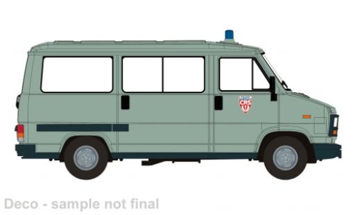 Peugeot J5 1/87 Brekina Bus Police CRS 1982 diecast model cars