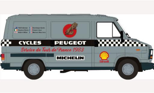 Peugeot J5 1/87 Brekina fourgon TdF 1983 1982 diecast model cars
