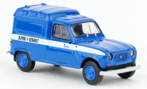 Diecast model cars Renault 4 1/87 Brekina R Fourgonnette Alpine 1961 Renault 4 1/87 Brekina R Fourgonnette Alpine 1961 diecast model cars