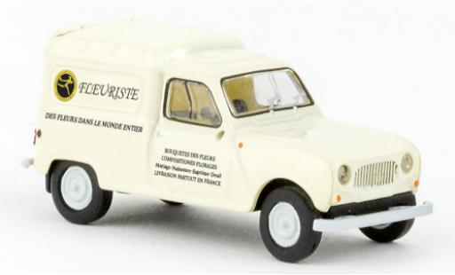Diecast model cars Renault 4 1/87 Brekina R Fourgonnette Fleuriste (F) 1961 Renault 4 1/87 Brekina R Fourgonnette Fleuriste (F) 1961 diecast model cars
