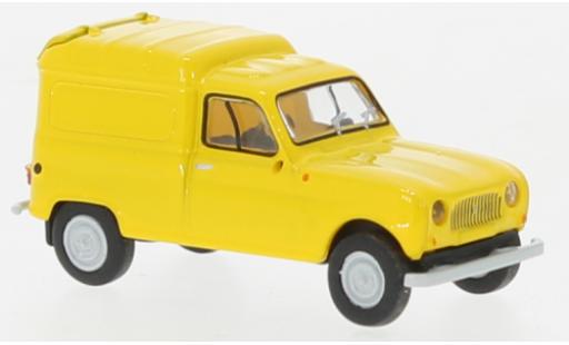 Diecast model cars Renault 4 1/87 Brekina R Fourgonnette yellow 1961 Renault 4 1/87 Brekina R Fourgonnette yellow 1961 diecast model cars