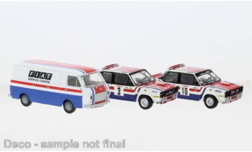 Diecast model cars Fiat 238 1/87 Brekina Set 131 Abarth et fourgon France Service Course 1974 Fiat 238 1/87 Brekina Set 131 Abarth et fourgon France Service Course 1974 diecast model cars