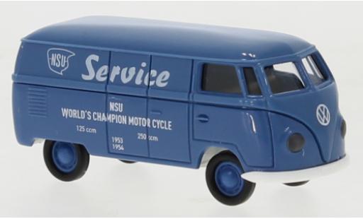 Diecast model cars Volkswagen T1 1/87 Brekina a fourgon NSU Service (GB) 1950 Volkswagen T1 1/87 Brekina a fourgon NSU Service (GB) 1950 diecast model cars